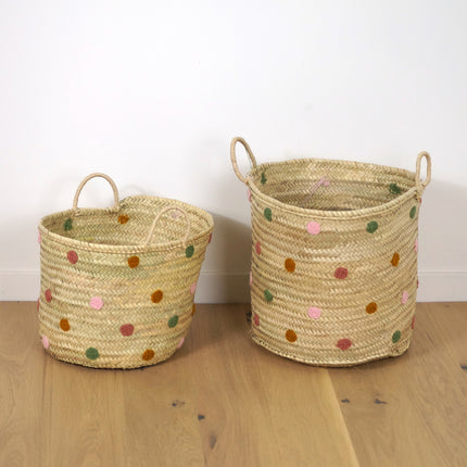 Panier en feuilles de palmier - POIS