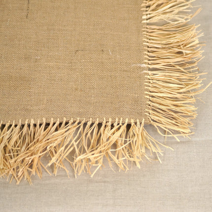 Set de table en jute et raphia