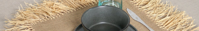 Set de table en jute et raphia