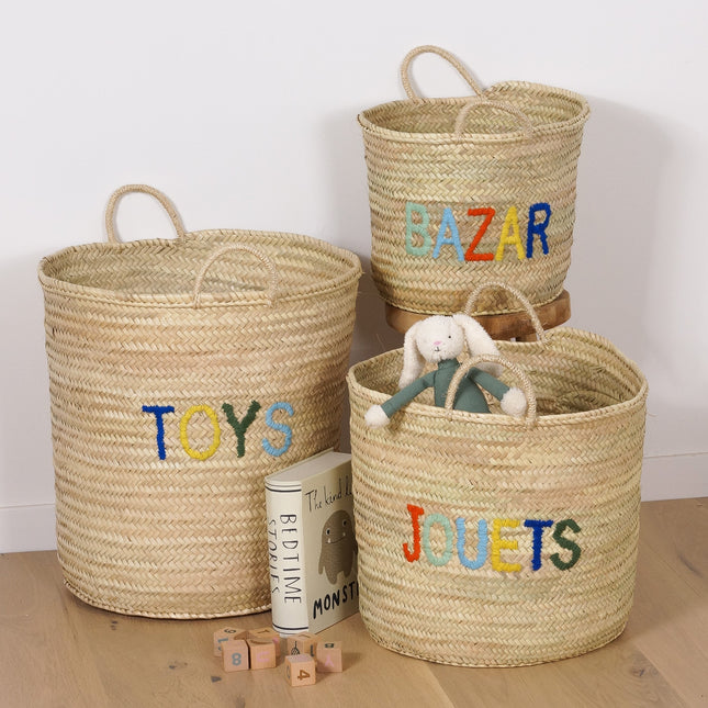 Panier en feuilles de palmier - TOYS