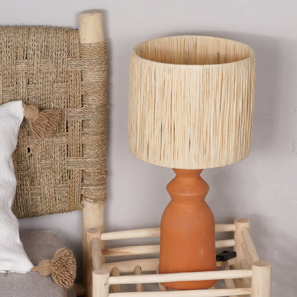 Abat-jour en raphia