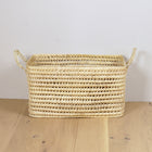 Panier de rangement en feuilles de palmier 60cm