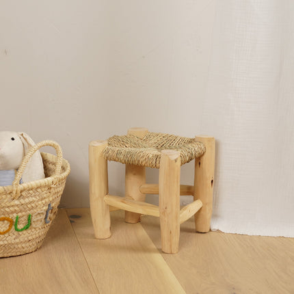 Tabouret marocain en bois
