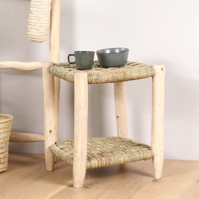 Table de chevet en bois