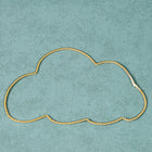 Nuage en laiton doré - Torsadé