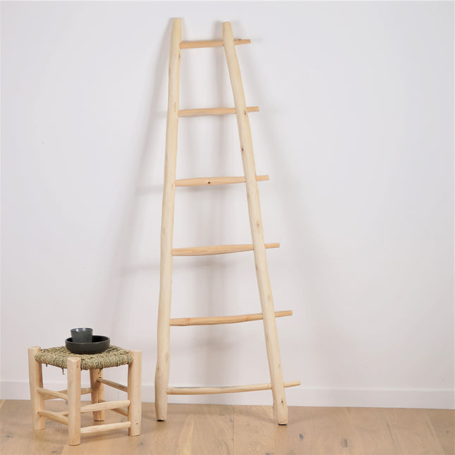 Échelle décorative en bois 160cm - Asymétrique