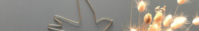 Hirondelle en laiton - Contour