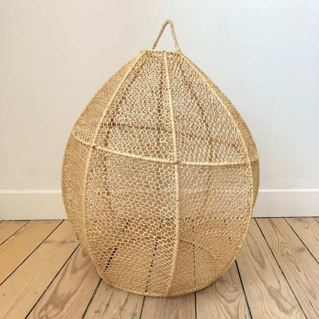 Suspension en dentelle de raphia - Boule