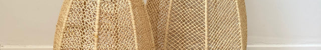 Suspension en dentelle de raphia - Slim