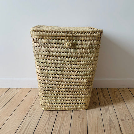 Panier à linge en feuilles de palmier - Carré