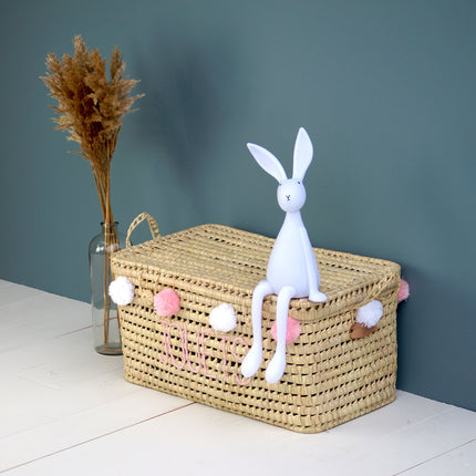 Malle de rangement en feuilles de palmier 60cm - Jouets