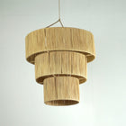 Suspension en raphia 3 niveaux