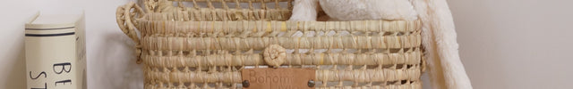 Malle de rangement en feuilles de palmier 30cm