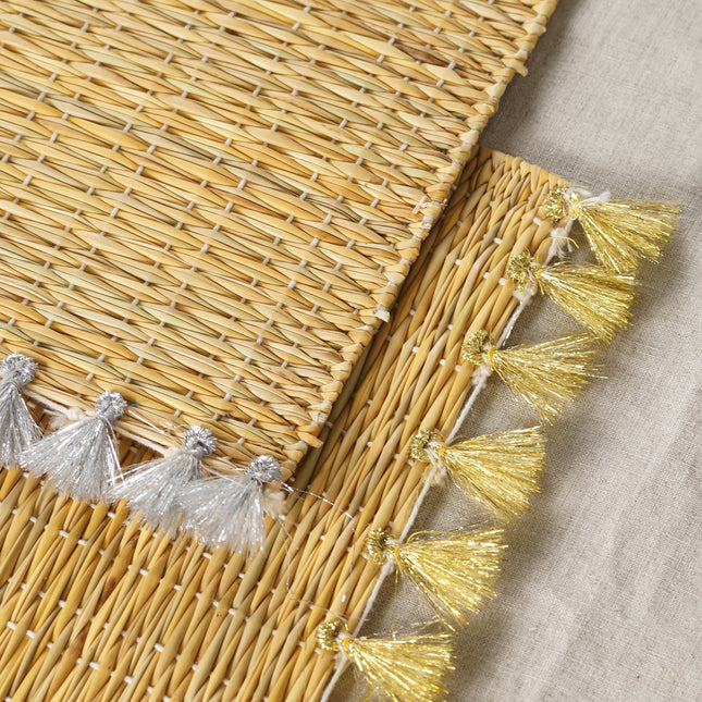 Set de table pompons - Collection lurex - Lot de 2