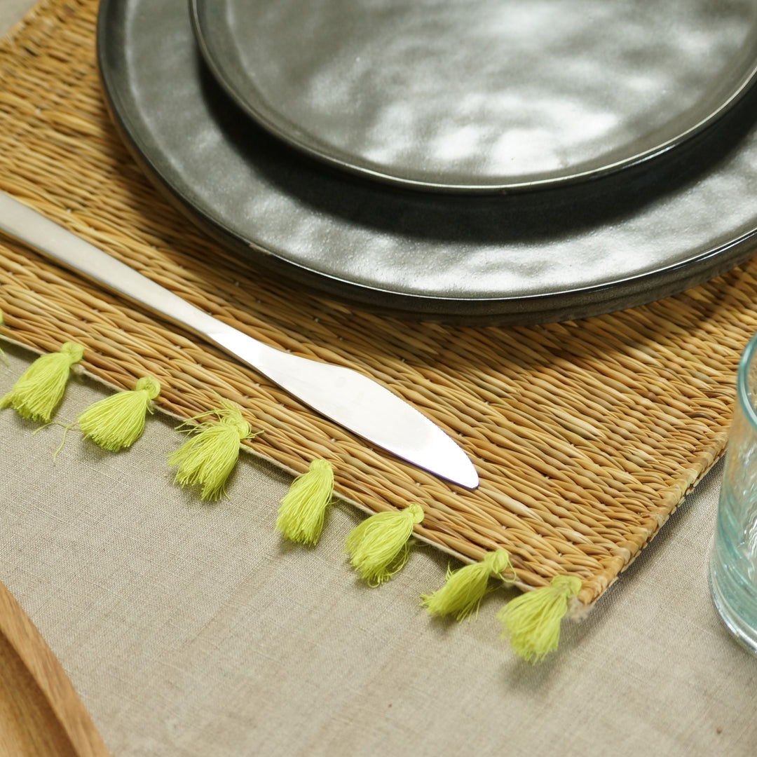 SET DE TABLE JETABLE - SET DE TABLE EN PAPIER INTISSE Tasse En Coton