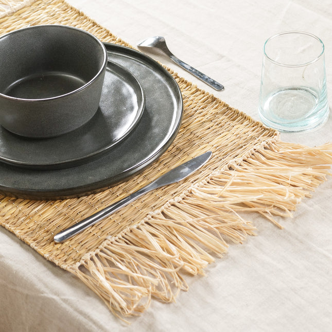 Set de table en raphia - Lot de 2