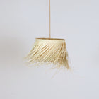 Suspension bohème paille - Rectangle
