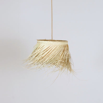 Suspension bohème paille - Rectangle