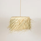 Suspension bohème paille - Rectangle
