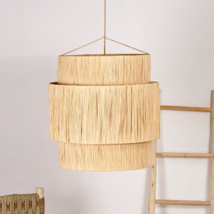 Suspension en raphia - Triple