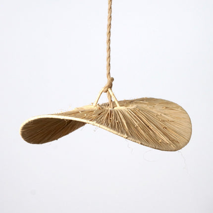 Suspension en raphia - Plate