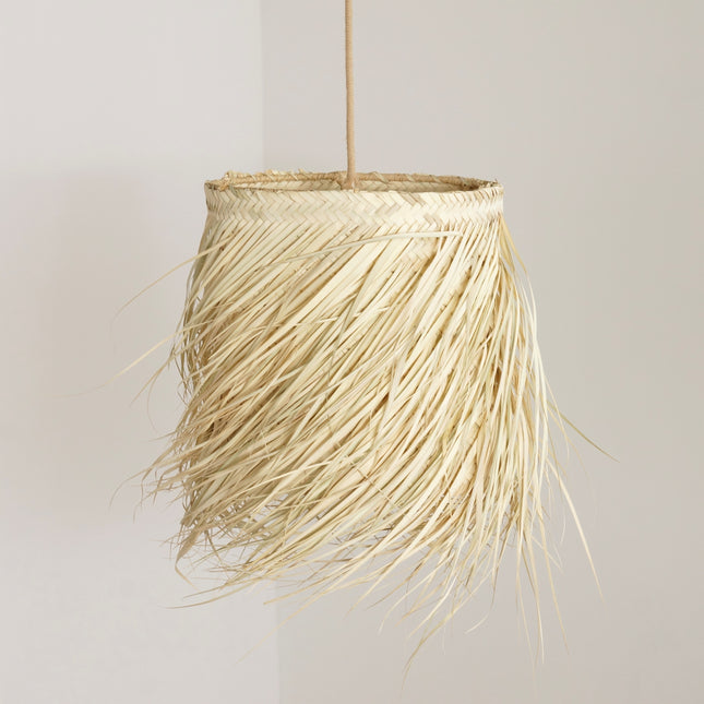 Suspension bohème paille - Ronde