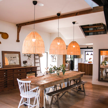 Suspension en raphia 60cm