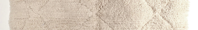Tapis Berbère Beni Ouarain blanc - 200 x 300cm