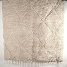 Tapis Berbère Beni Ouarain blanc - 200 x 300cm