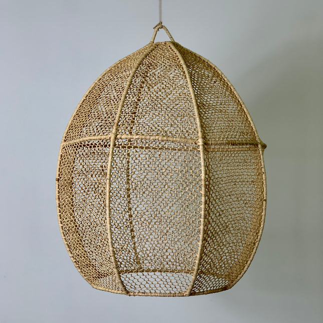 Suspension en dentelle de raphia - Boule